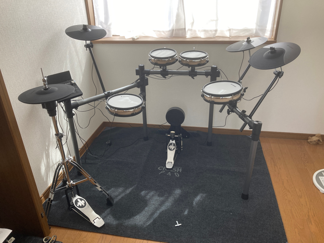 ドナー(Donner)の電子ドラムGrooveUltraSCひとまず完成
